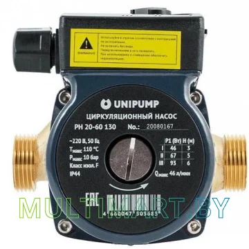 Циркуляционный насос Unipump PН 20-60 130 картинка 1